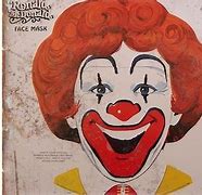 Image result for Ronald McDonald Head Mask