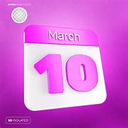 Image result for March 10 Calendar