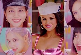 Image result for Selena Gomez with Black Pink