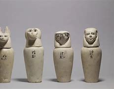 Image result for Canopic Jars Ancient Egypt