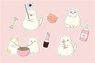 Image result for Korean Cat Aesthetic Stickers