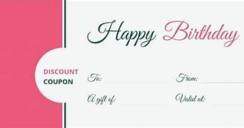 Image result for Birthday Coupon Template PDF