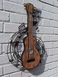 Image result for Metal Guitar Sculpture