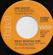 Image result for John Denver Rocky Mountain High