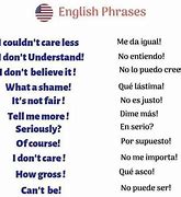 Image result for Frases En Ingles Basicas