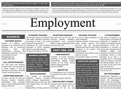 Image result for Newspaper Job Ad Template