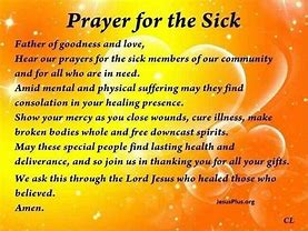 Image result for Prayer for Sick Dad