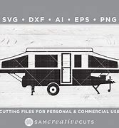 Image result for Pop Up Camper SVG