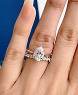 Image result for Ultra Thin Pear-Shaped Engagement Ring