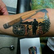 Image result for Fly Fishing Leg Tatto