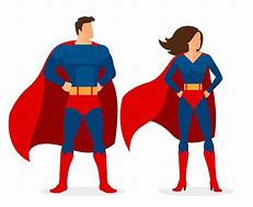 Image result for Superman and Woman Clip Art