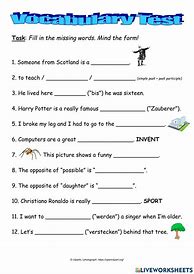 Image result for 6 Grade Vocabulary Worksheets Free