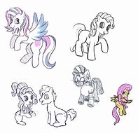 Image result for MLP Sketch Outlines