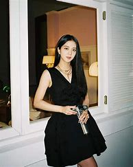 Image result for Jin Kyung Black Dress