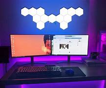 Image result for Hexagon Sound Panels Gaming Setup