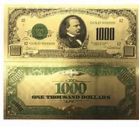 Image result for Gold Million Dollar Bill