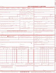 Image result for United Health Care HCFA Form Printable