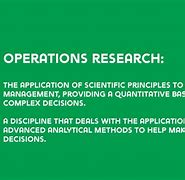 Image result for Operations Research