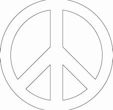 Image result for Peace Symbol Template