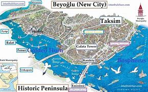 Image result for Tourist Map of Istanbul Turkey