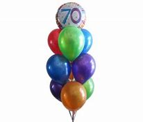 Image result for 70th Birthday Party Balloons