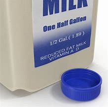 Image result for Half Gallon Milk Bottle