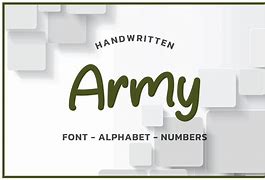 Image result for Army Dark Green Font