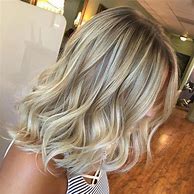 Image result for Mid Length Blonde Hair Straight