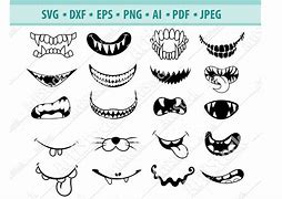 Image result for Monster Mouth SVG