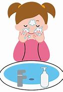 Image result for Wash Your Face Cartoon