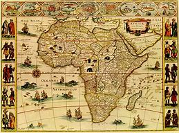 Image result for Antique Africa Map