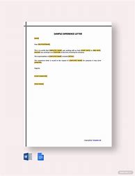 Image result for Sample Experience Letter Format