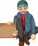 Image result for Homless Man Cartoon