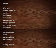 Image result for Poem On India