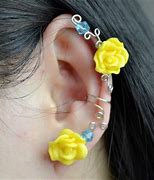 Image result for Flower Ear Cuff