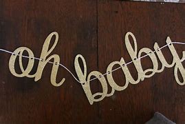 Image result for OH Baby Banner Fabric