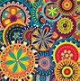 Image result for Blue Paisley Print