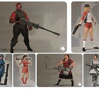 Image result for TF2 Mercs as Girl