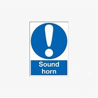 Image result for Sound Horn Sign Board