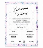 Image result for Invitaciones Para 15 Años