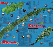 Image result for Roatan Honduras Cruise Port Map