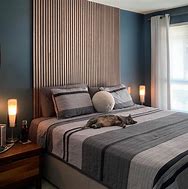 Image result for Bedroom Wall Wood Panels