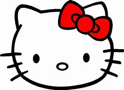 Image result for Hello Kitty LV Head Silhouette PNG