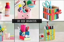 Image result for DIY Desk Organizer Office Accessories