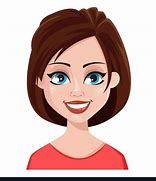 Image result for Smiling Lady Cartoon