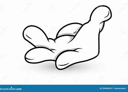 Image result for Cartoon Hand Facing Down