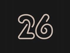 Image result for Number 26 in Large Font