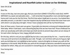 Image result for Letter to My Sister Teresita