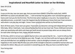 Image result for Letter for Your Sister