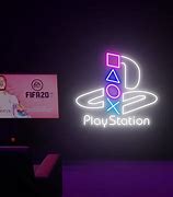 Image result for PlayStation Logo Neon